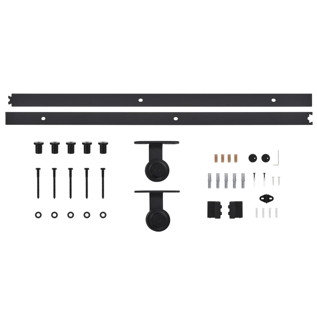 Schuifdeur met beslag 85x210 cm massief grenenhout