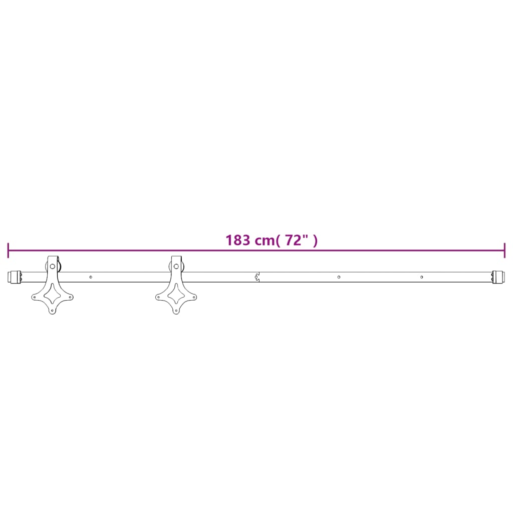 Schuifdeur Met Beslag 85X210 Cm Massief Grenenhout Donkergrijs