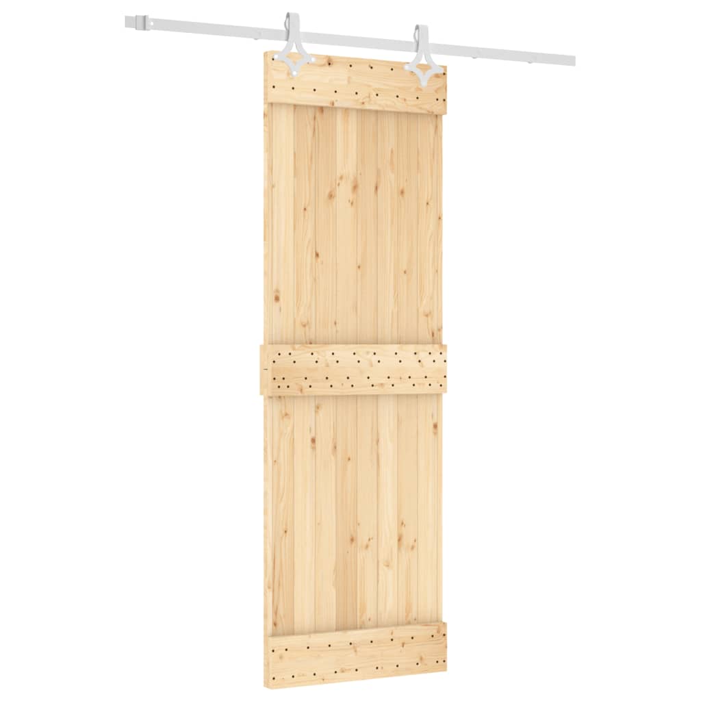 Schuifdeur met beslag 70x210 cm massief grenenhout