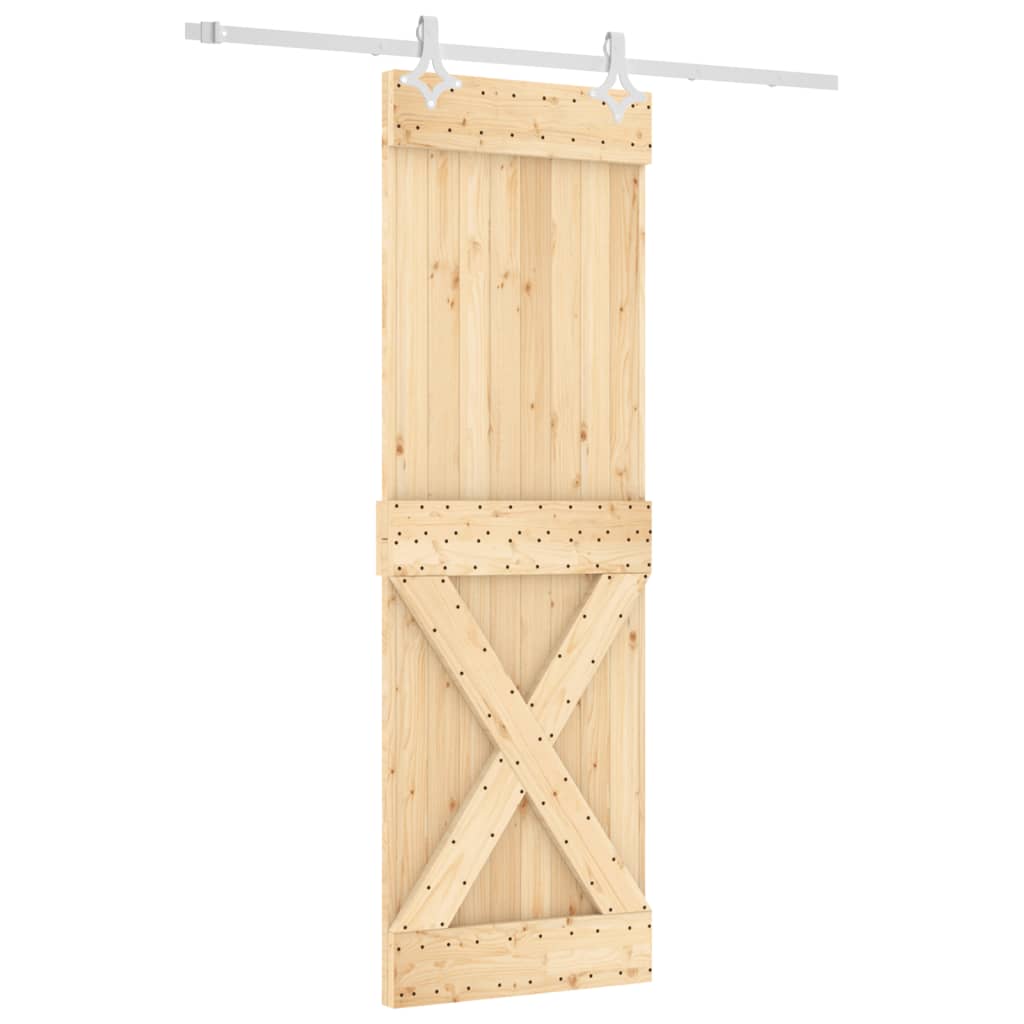 Schuifdeur met beslag 70x210 cm massief grenenhout