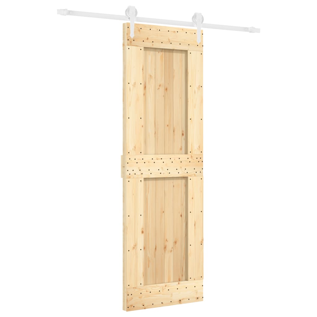 Schuifdeur met beslag 70x210 cm massief grenenhout