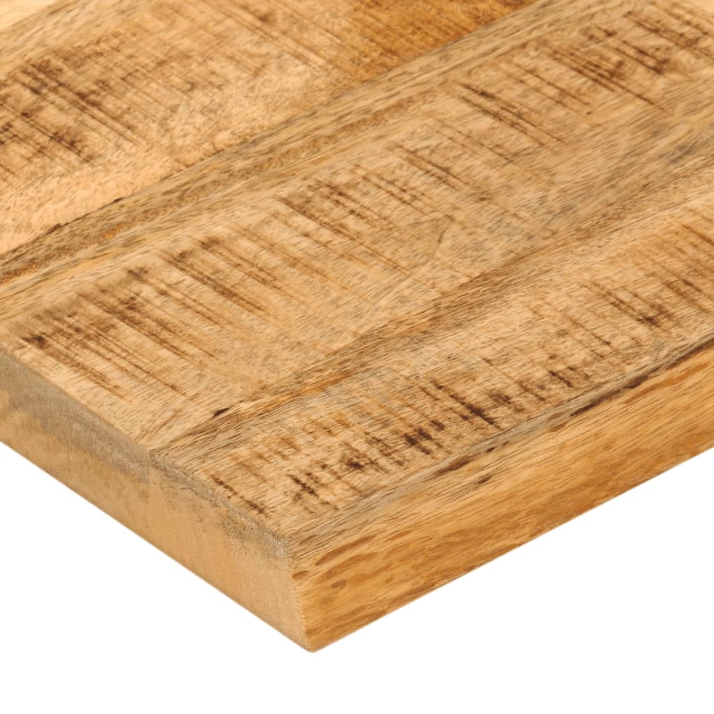 Tafelblad met natuurlijke rand 80x80x3,8 cm massief mangohout