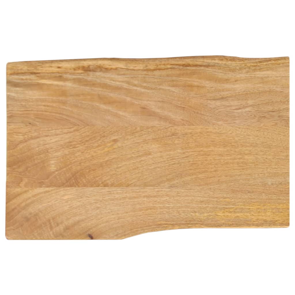 Tafelblad met natuurlijke rand 60x40x2,5 cm massief mangohout