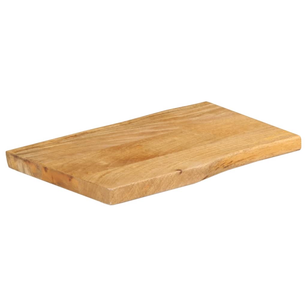 Tafelblad met natuurlijke rand 60x40x2,5 cm massief mangohout