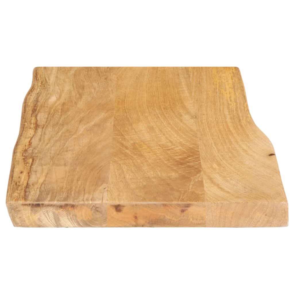 Tafelblad met natuurlijke rand 60x40x2,5 cm massief mangohout