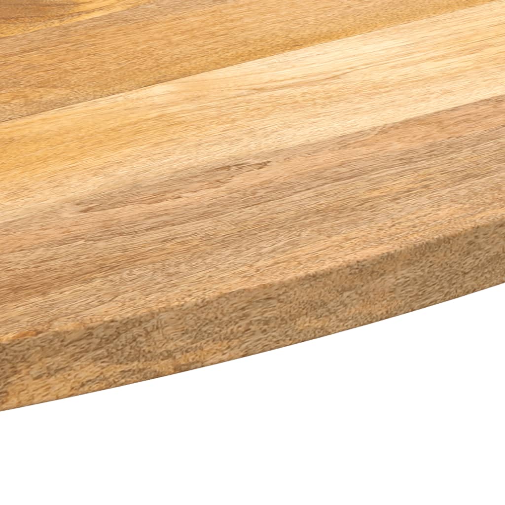 Tafelblad ovaal 100x50x2,5 cm massief mangohout