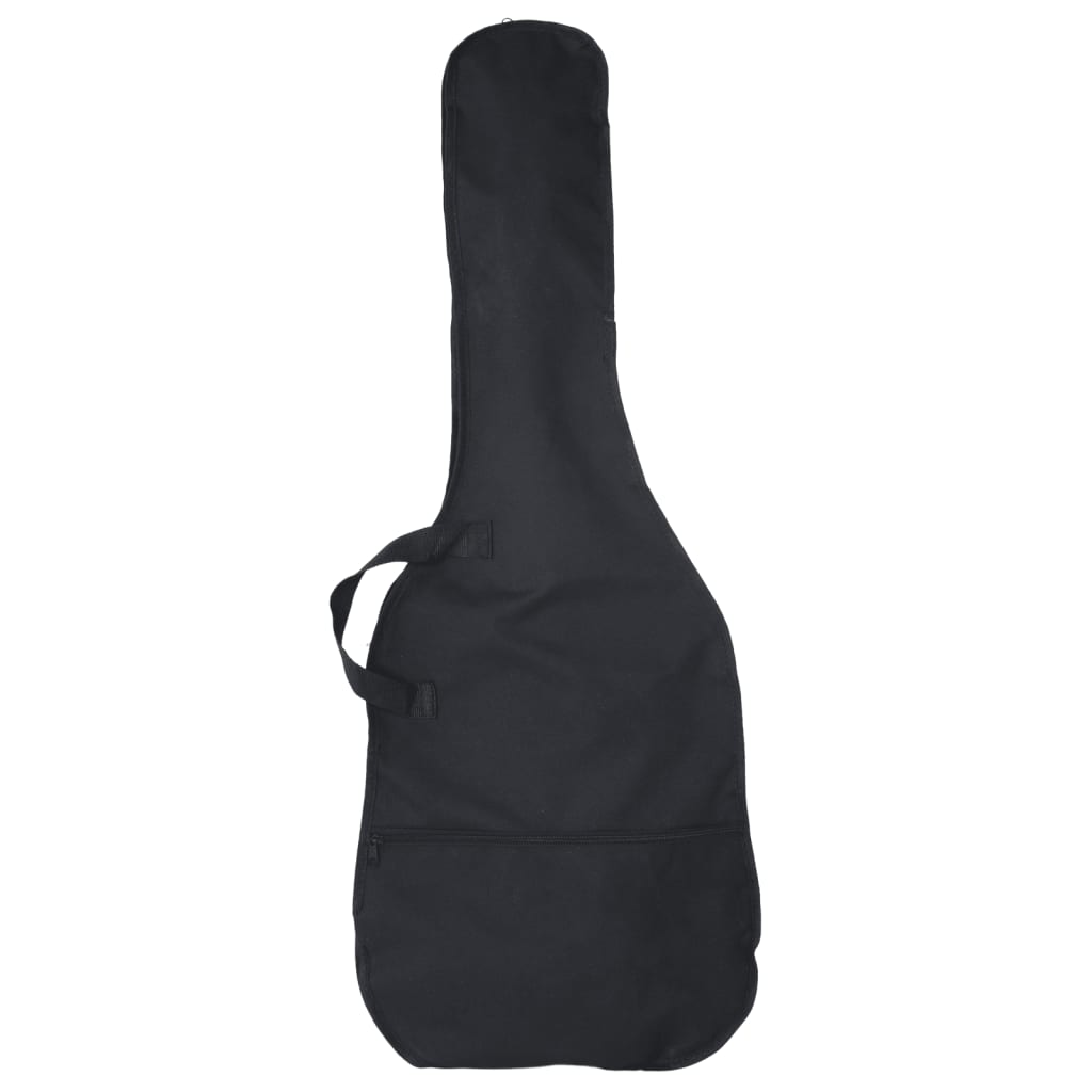 Basgitaar voor beginners elektrisch met tas 4/4 46&quot; bruin zwart
