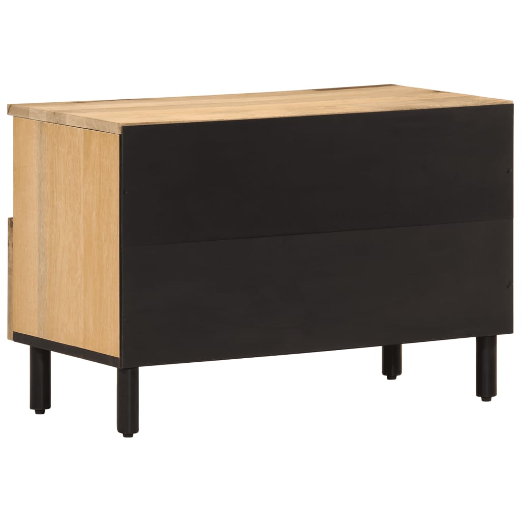 Tv-Meubel 70X33X46 Cm Massief Mangohout