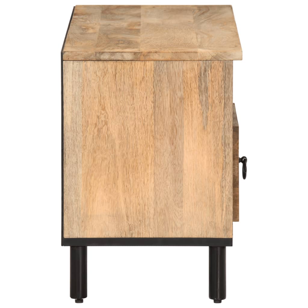 Tv-Meubel 100X33X46 Cm Massief Mangohout