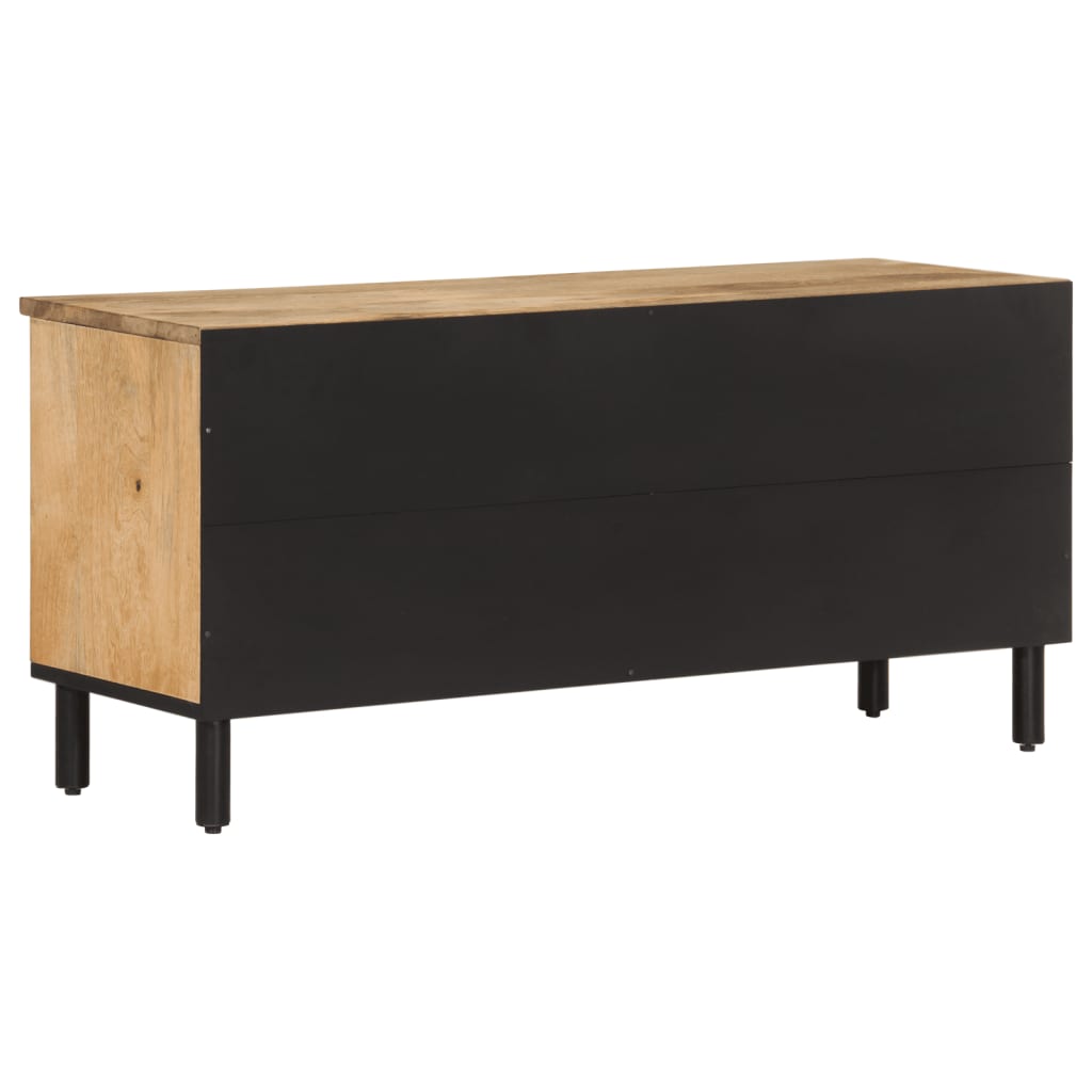 Tv-Meubel 100X33X46 Cm Massief Mangohout