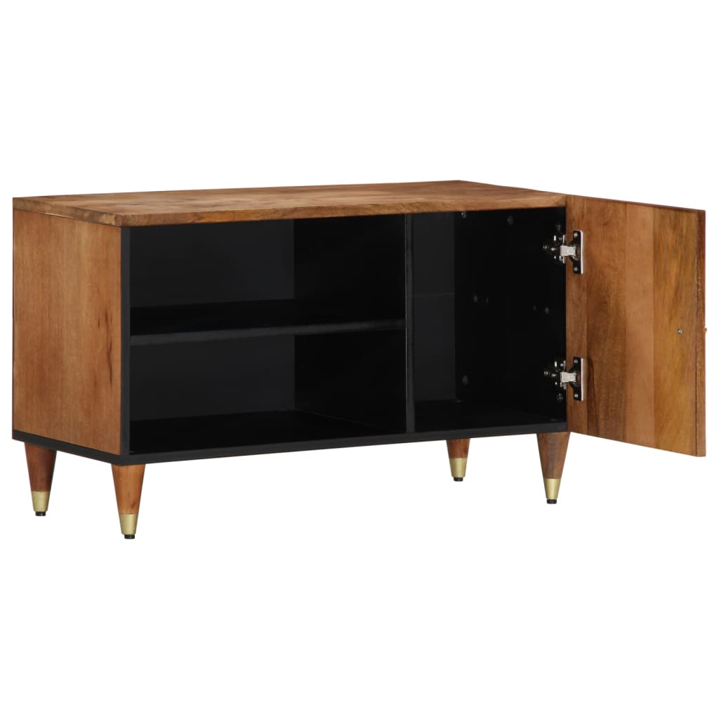 Tv-meubel 80x33x46 cm massief mangohout