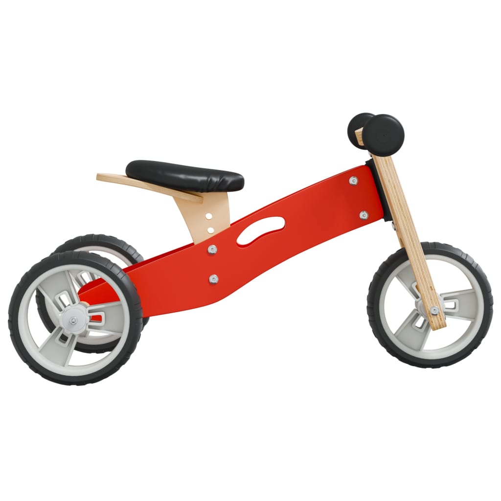 Loopfiets voor kinderen 2-in-1 rood