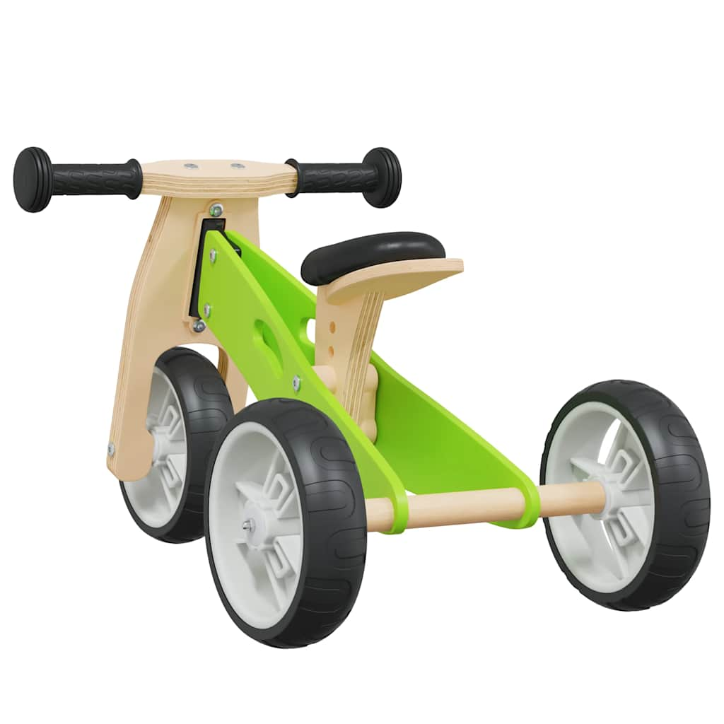 Loopfiets voor kinderen 2-in-1 groen