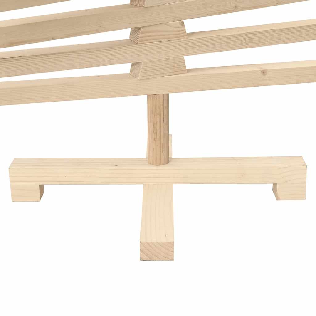 Kerstdecoratie kerstboom 120 cm massief grenenhout