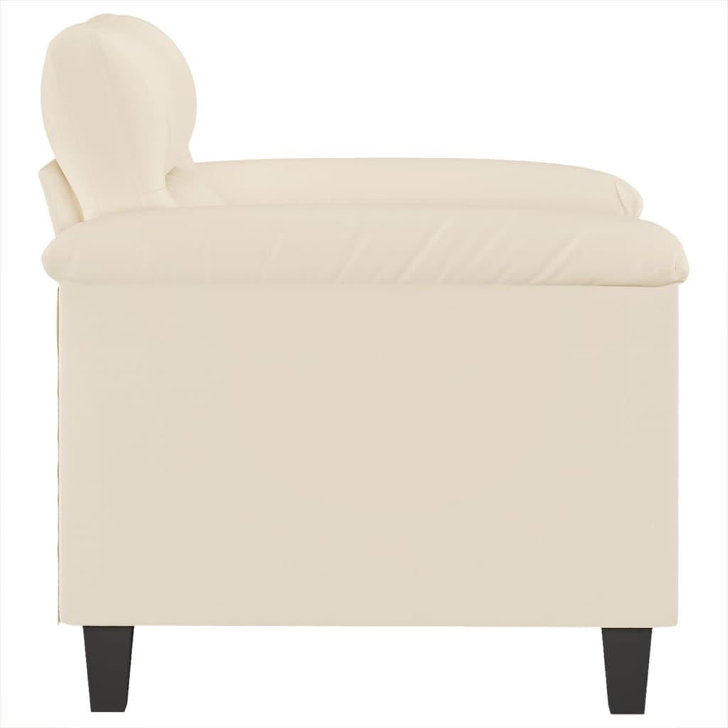 Fauteuil 60 cm microvezelstof beige