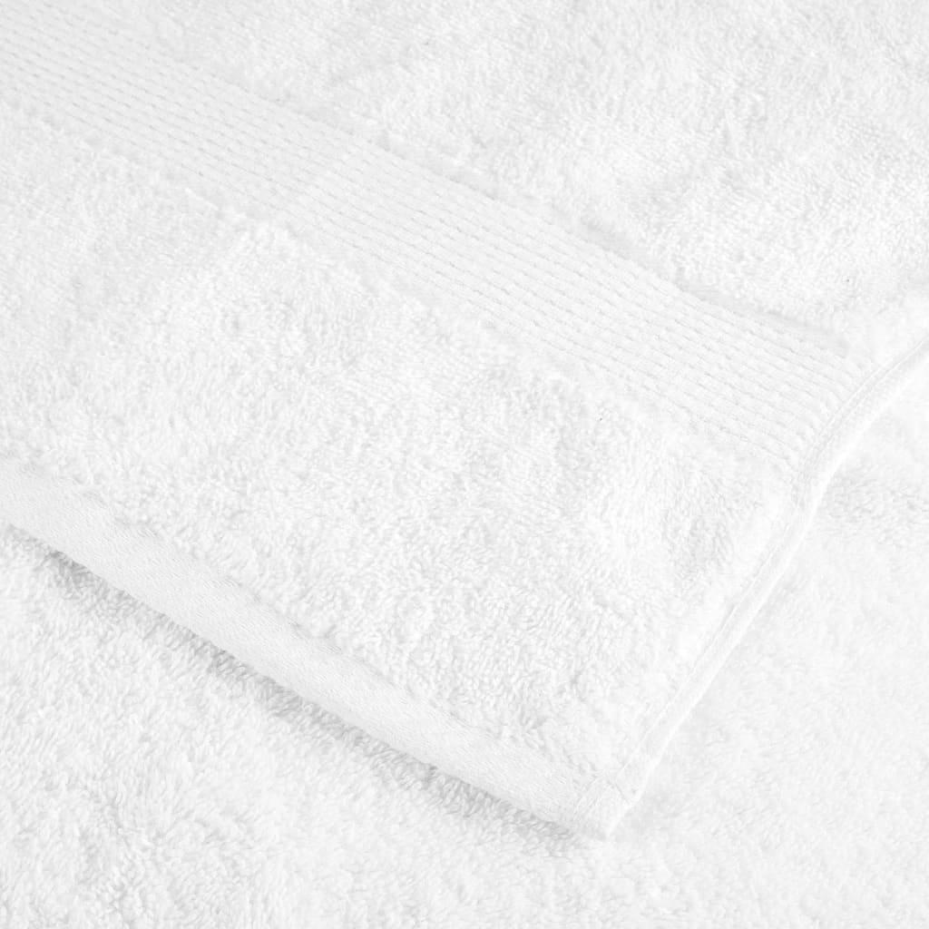 Handdoeken 2 st hoogwaardig 600 g/m² 100x200 cm 100% katoen wit