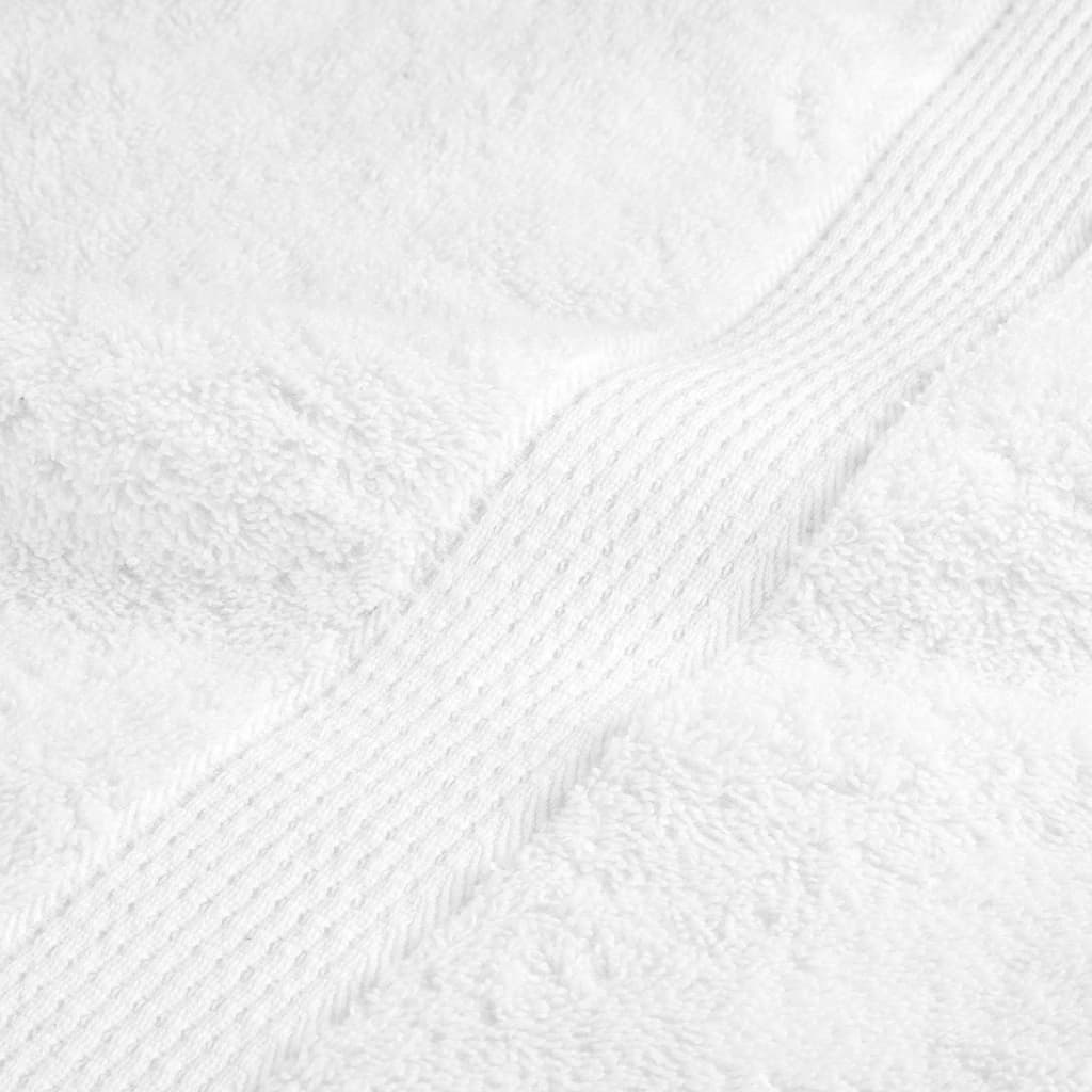 Handdoeken 2 st hoogwaardig 600 g/m² 100x200 cm 100% katoen wit