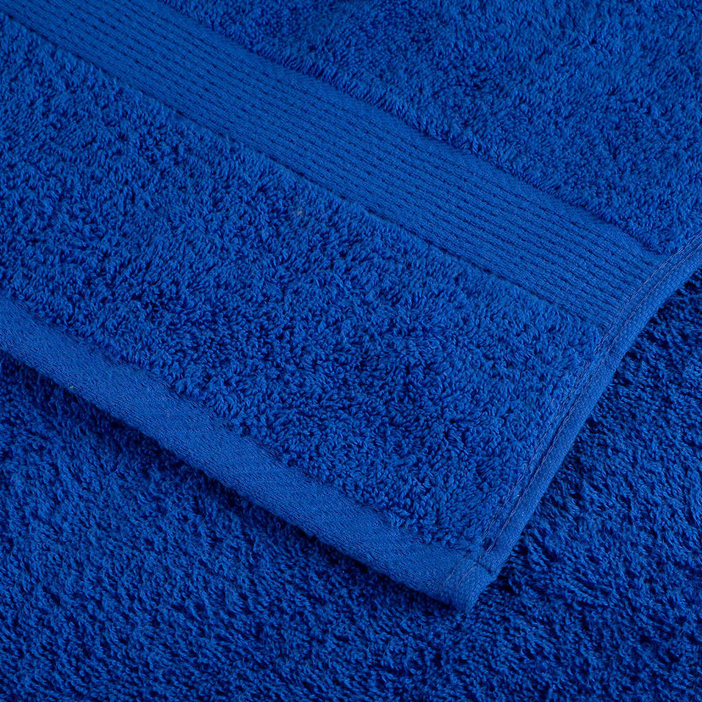 Badhanddoeken 10 st 600 g/m² 70x140 cm 100% katoen blauw