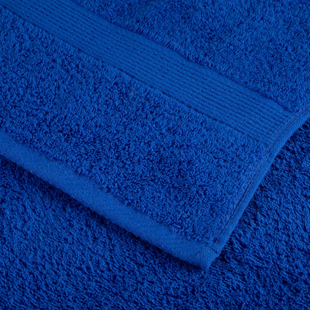 Badhanddoeken 10 st 600 g/m² 100x150 cm 100% katoen blauw