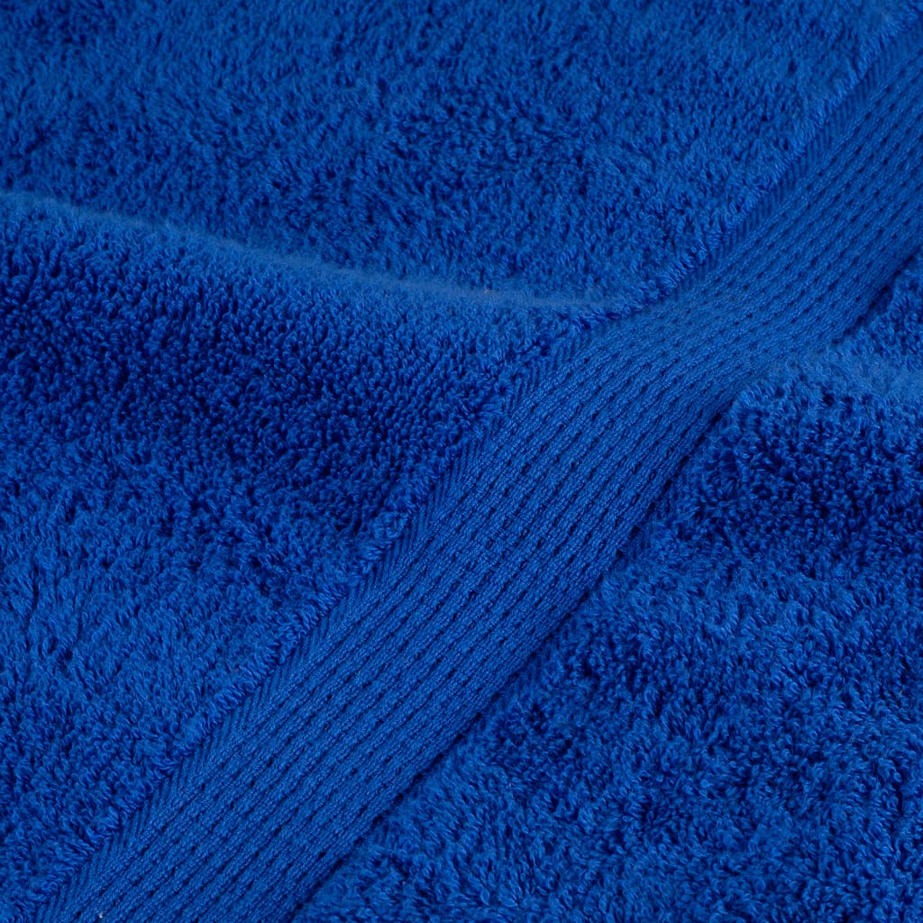 Badhanddoeken 10 st 600 g/m² 100x150 cm 100% katoen blauw