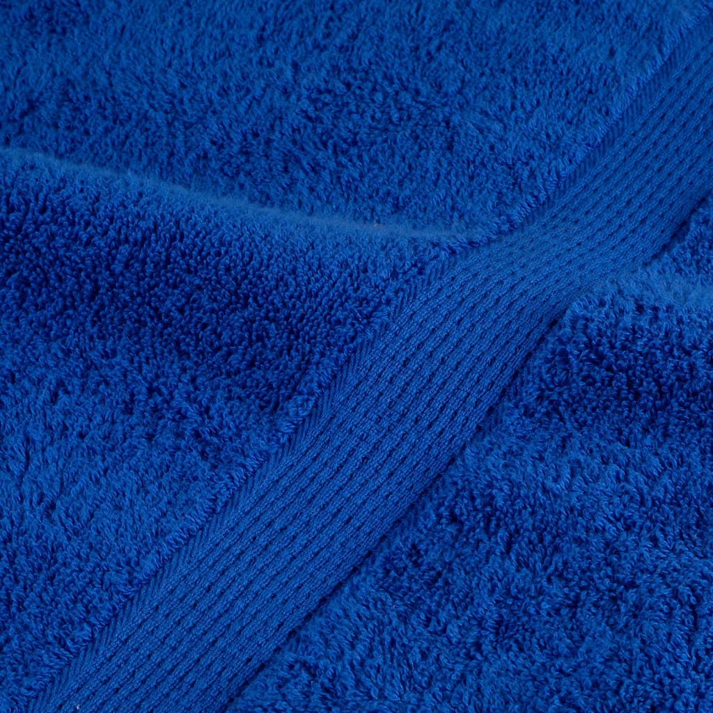 Handdoeken 4 st 600 g/m² 100x200 cm 100% katoen blauw