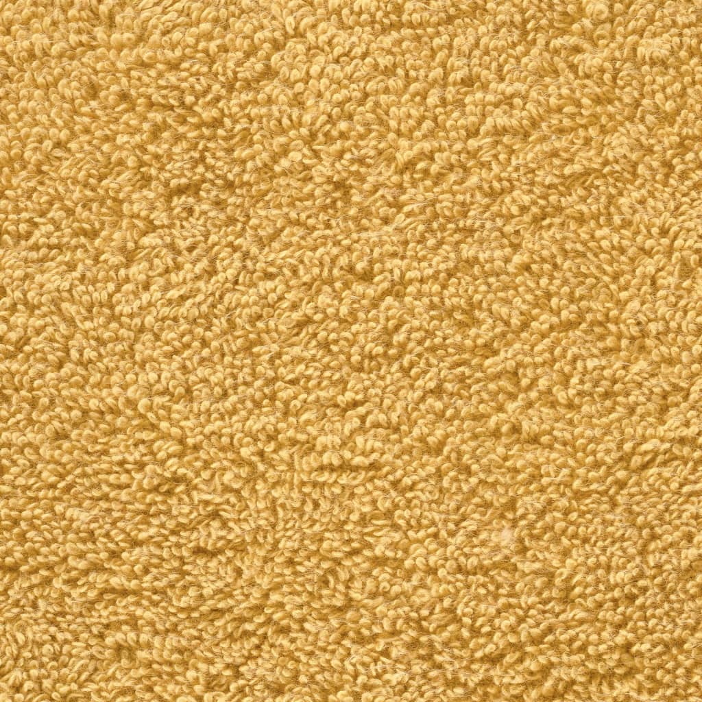 Handdoeken 2 st 600 g/m² 100x200 cm 100% katoen goudkleurig
