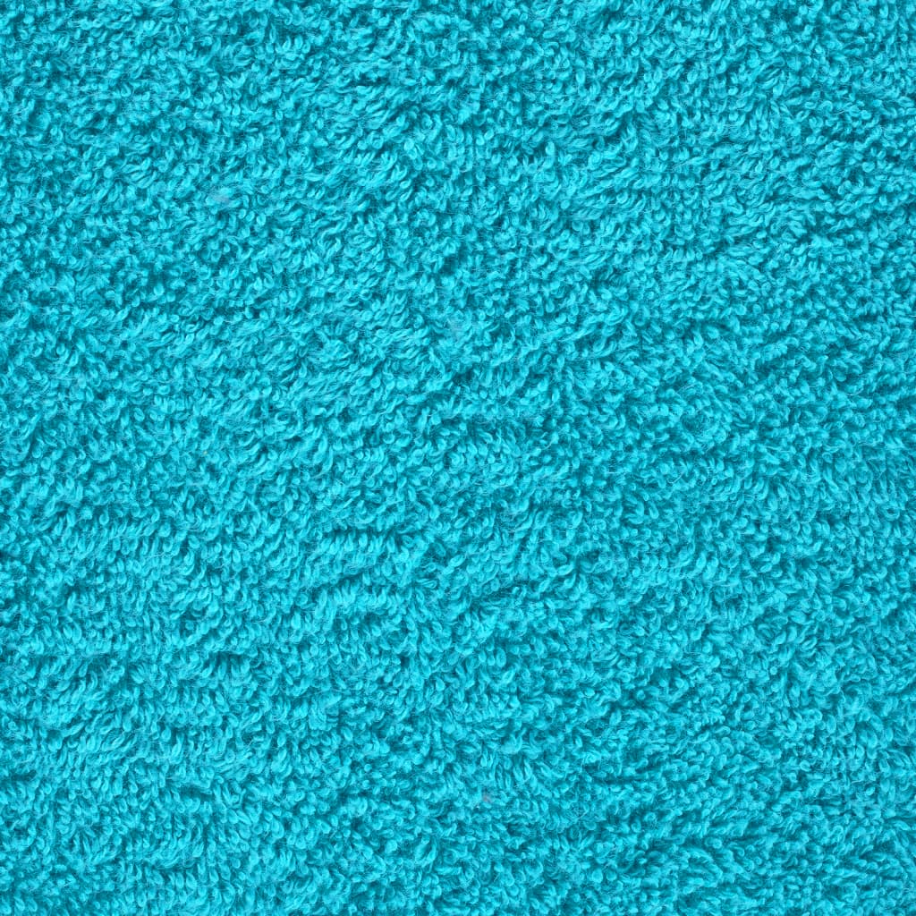 Handdoeken 4 st 600 g/m² 100x200 cm 100% katoen turquoise