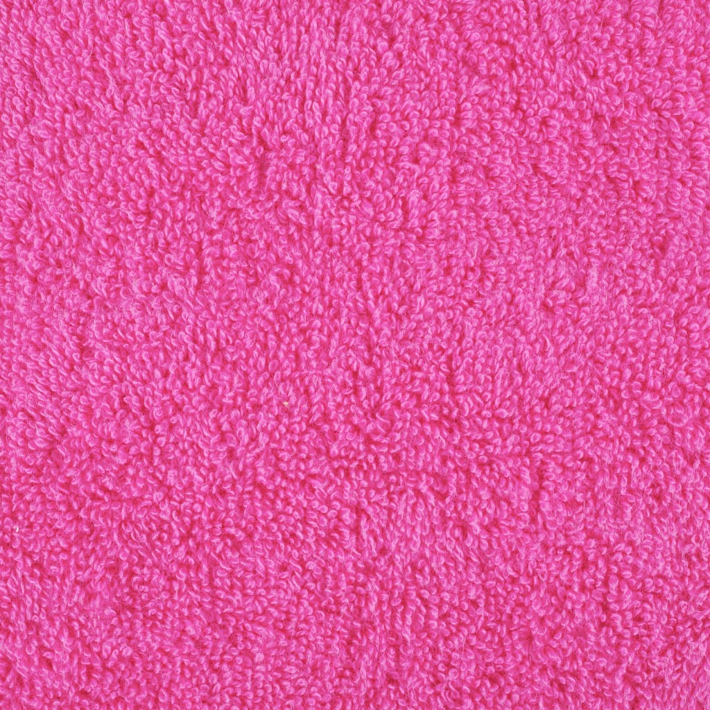 Saunadoeken 4 st 600 g/m² 80x200 cm 100% katoen roze