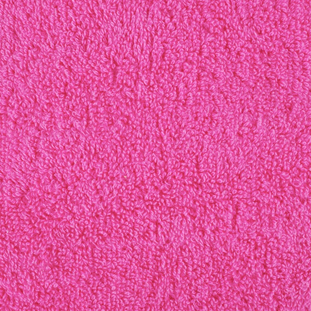 Handdoeken 10 st 600 g/m² 100x200 cm 100% katoen roze