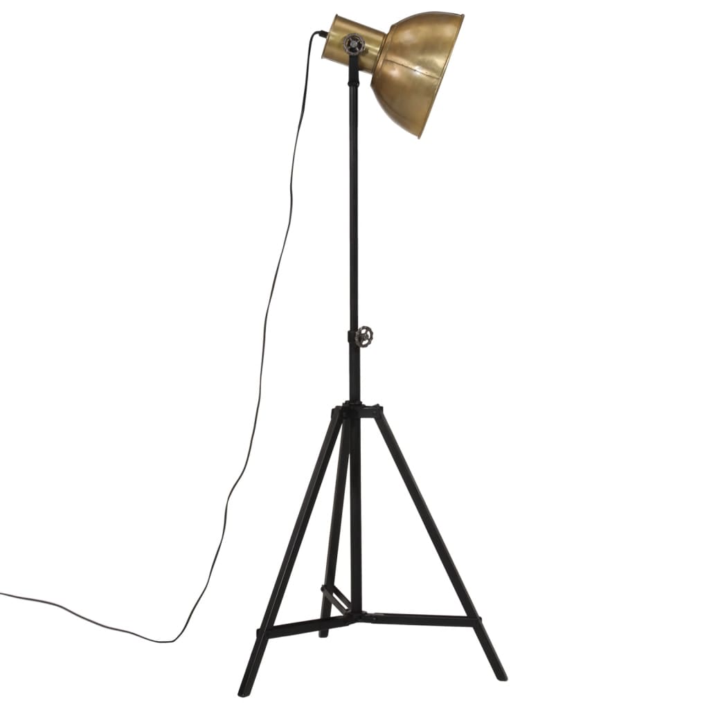 Vloerlamp 25 W E27 61x61x90/150 cm antiek messingkleurig