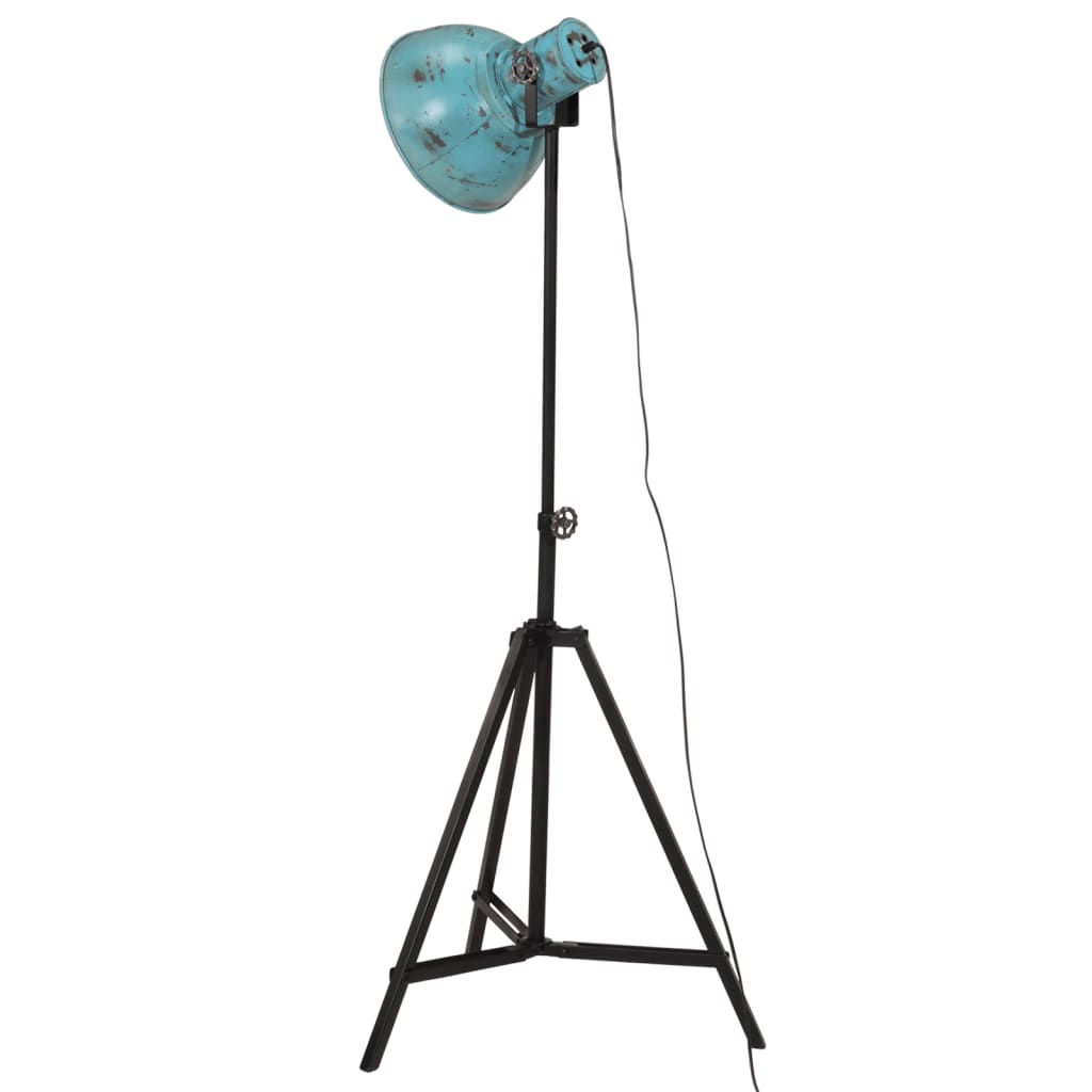 Vloerlamp 25 W E27 61x61x90/150 cm verweerd blauw