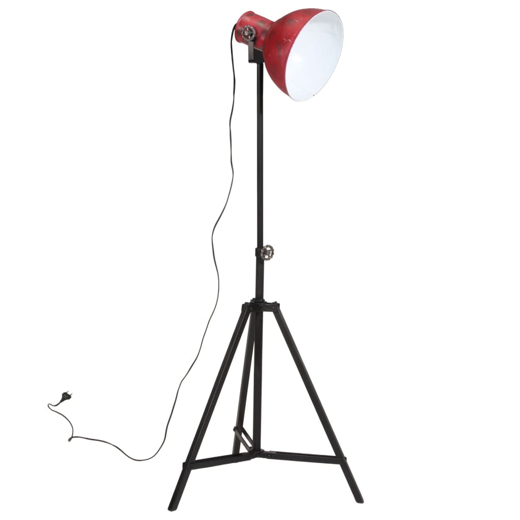 Vloerlamp 25 W E27 61x61x90/150 cm verweerd rood