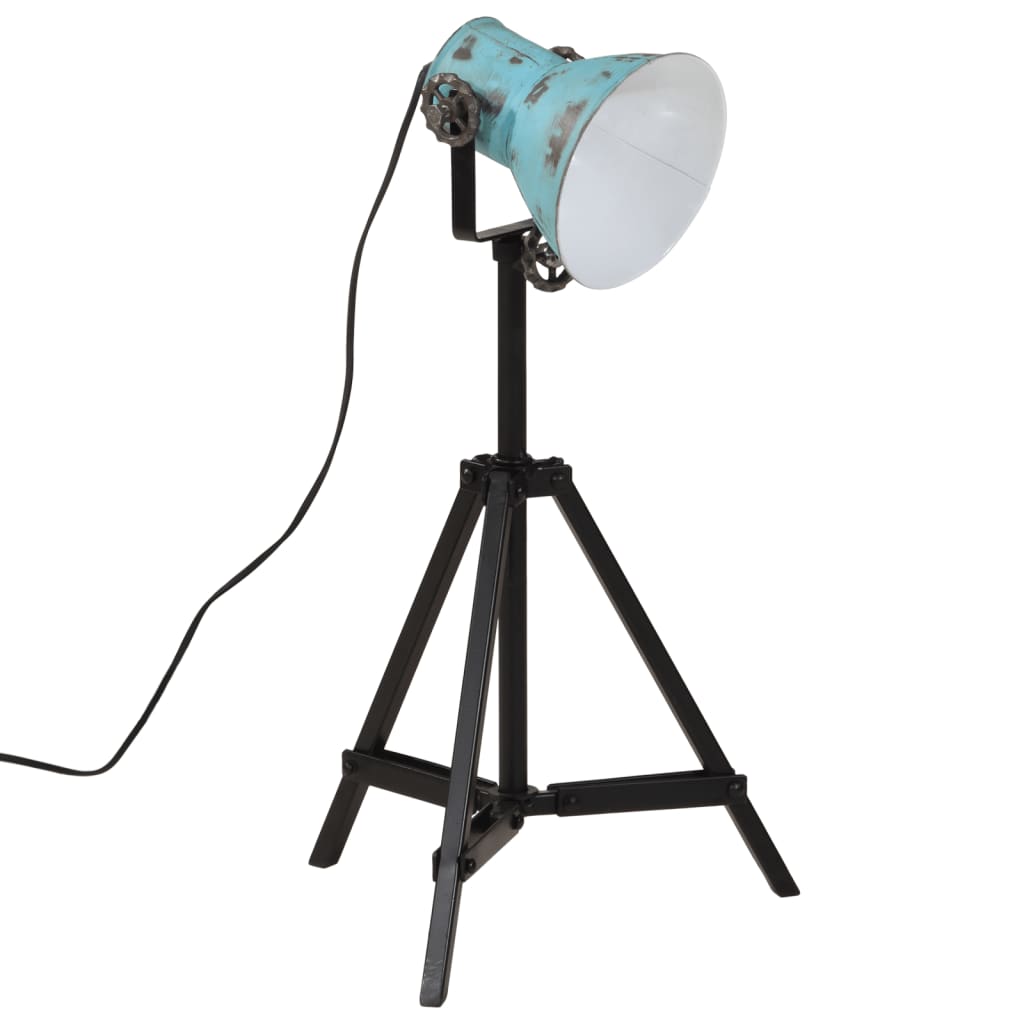 Vloerlamp 25 W E27 35x35x65/95 cm verweerd blauw