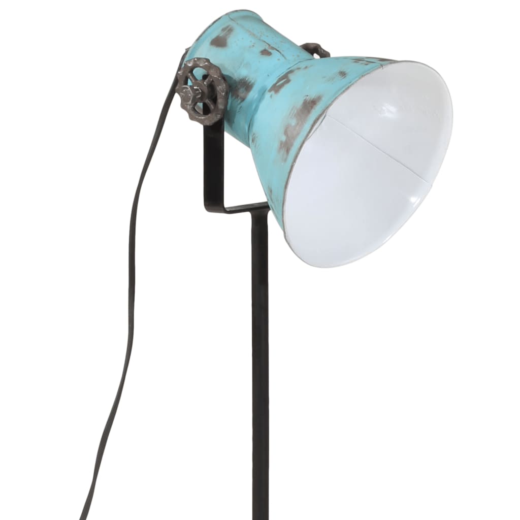 Vloerlamp 25 W E27 35x35x65/95 cm verweerd blauw