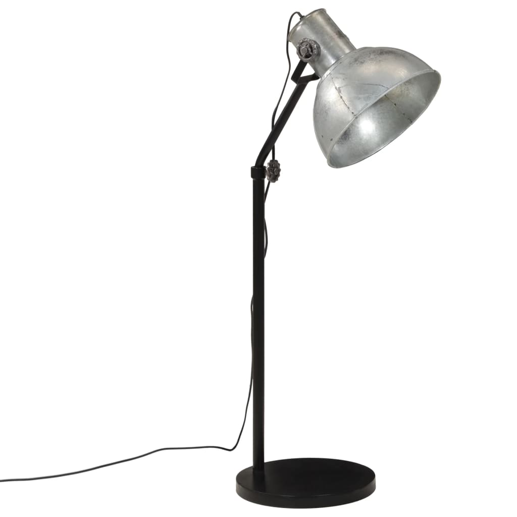 Vloerlamp 25 W E27 30x30x90-150 cm vintage zilverkleurig