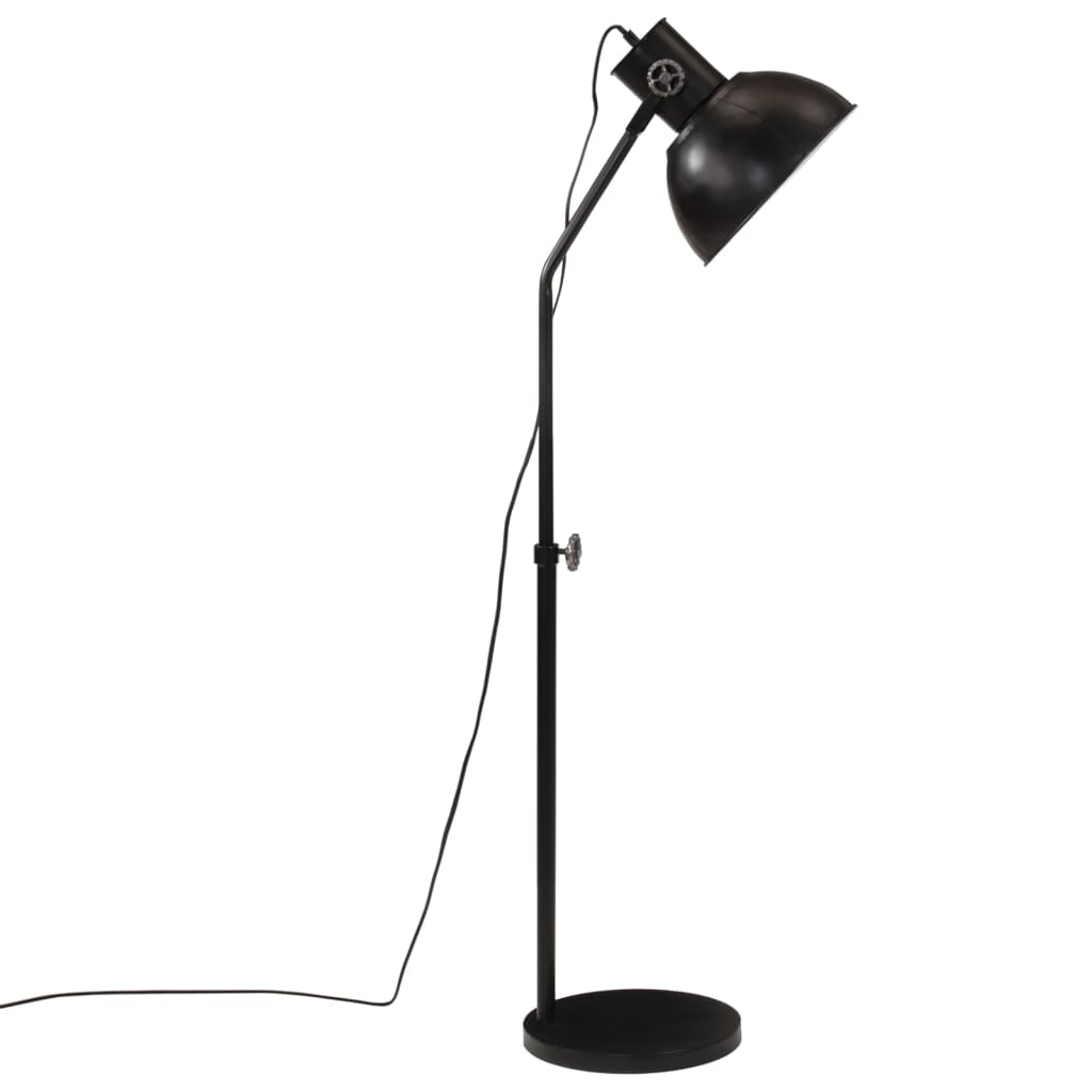 Vloerlamp 25 W E27 30x30x90-150 cm zwart