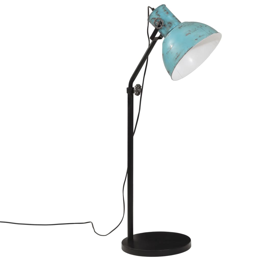 Vloerlamp 25 W E27 30x30x90/150 cm verweerd blauw