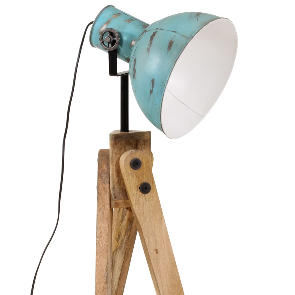 Vloerlamp 25 W E27 45x45x120 cm verweerd blauw