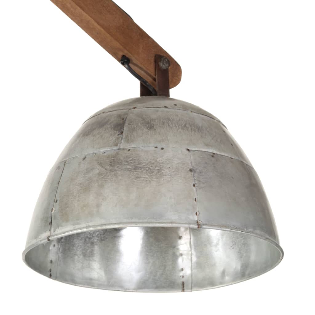 Plafondlamp 25 W E27 29x18x85 cm vintage zilverkleurig