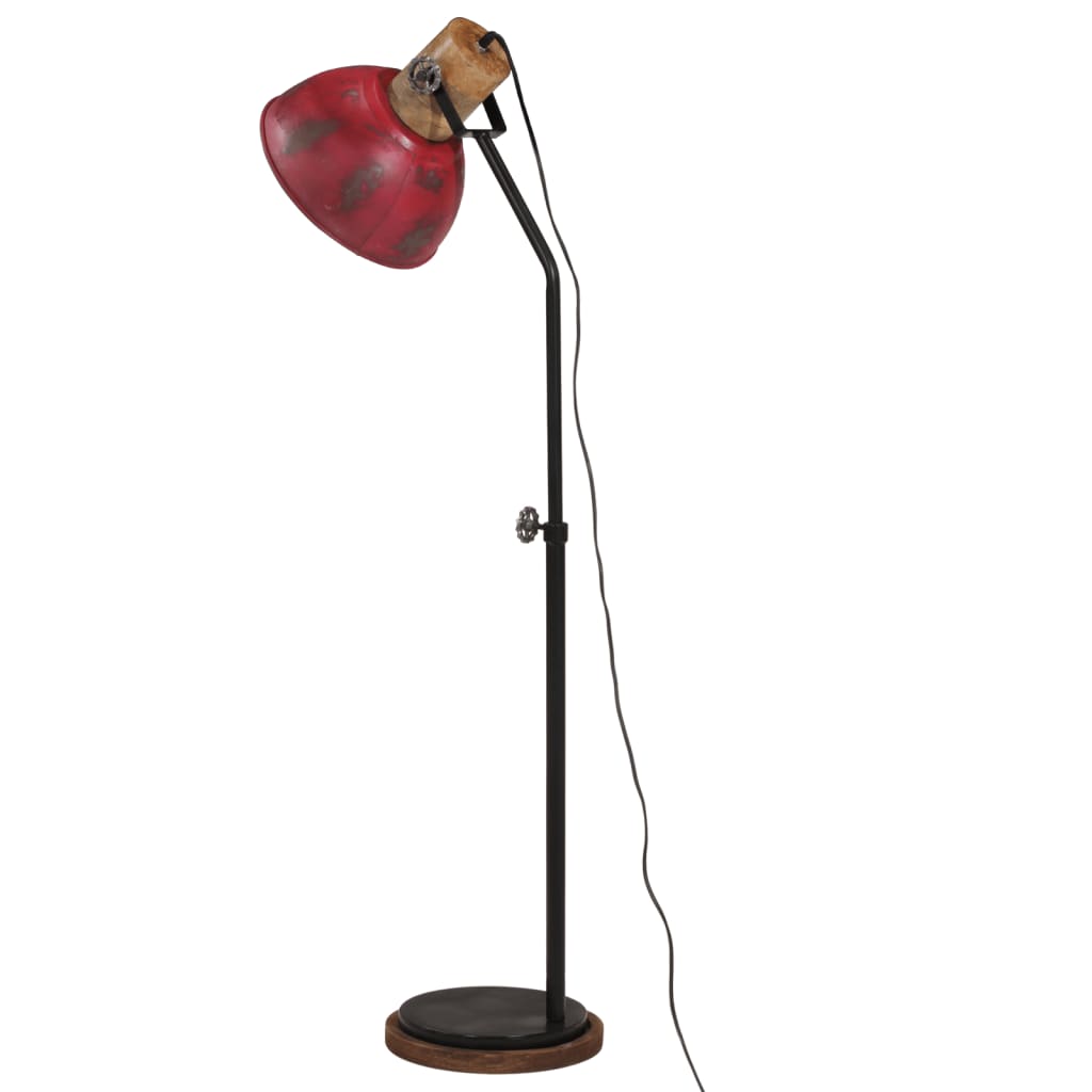 Vloerlamp 25 W E27 30x30x100-150 cm verweerd rood