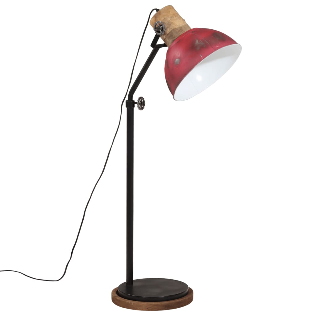 Vloerlamp 25 W E27 30x30x100-150 cm verweerd rood