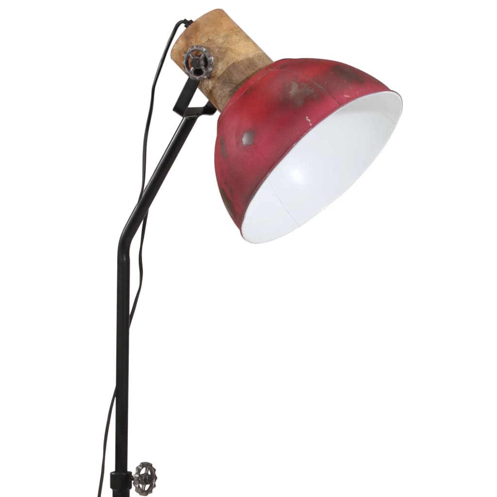 Vloerlamp 25 W E27 30x30x100-150 cm verweerd rood