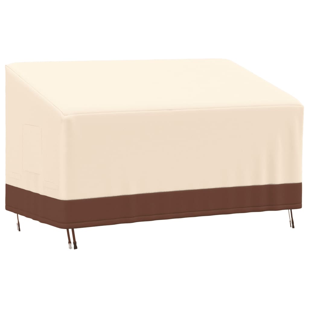 Tuinhoes 3-Zitsbank 600D 159X84X56/81 Cm Oxford Beige 159 x 84 x 56/81 cm