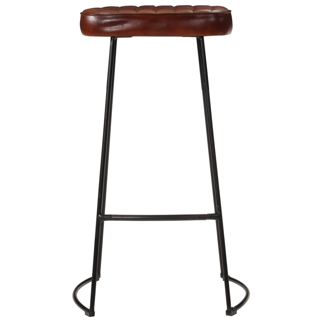 Barkrukken 2 st Gavin 44x37,5x78 cm donkerbruin