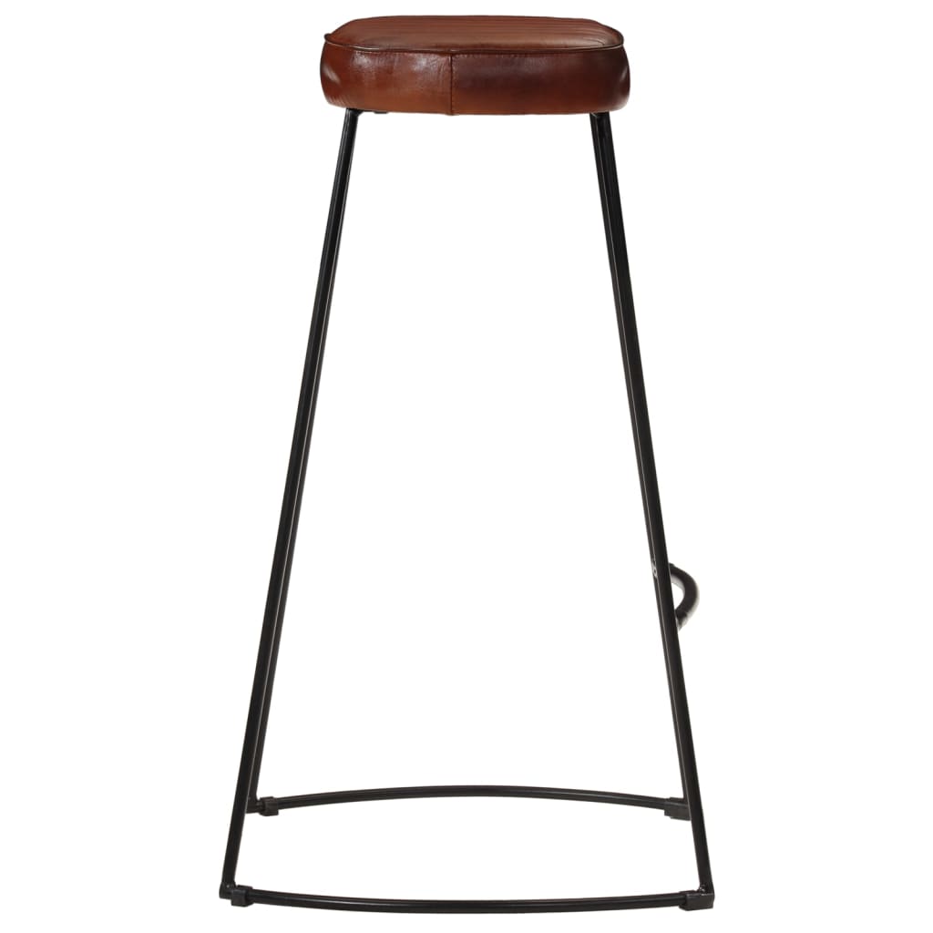 Barkrukken 2 st Gavin 44x37,5x78 cm donkerbruin