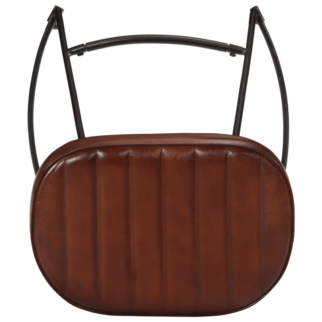 Barkrukken 2 st Gavin 44x37,5x78 cm donkerbruin