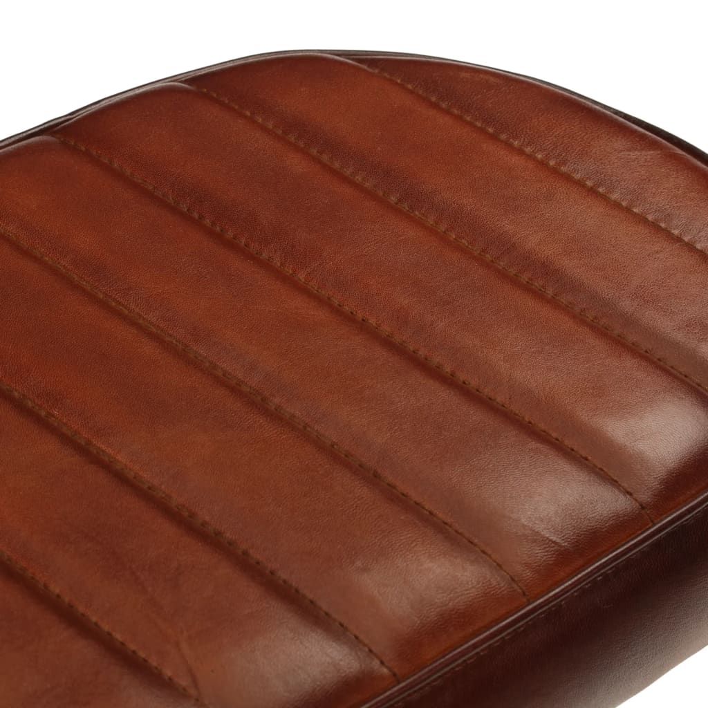 Barkrukken 2 st Gavin 44x37,5x78 cm donkerbruin