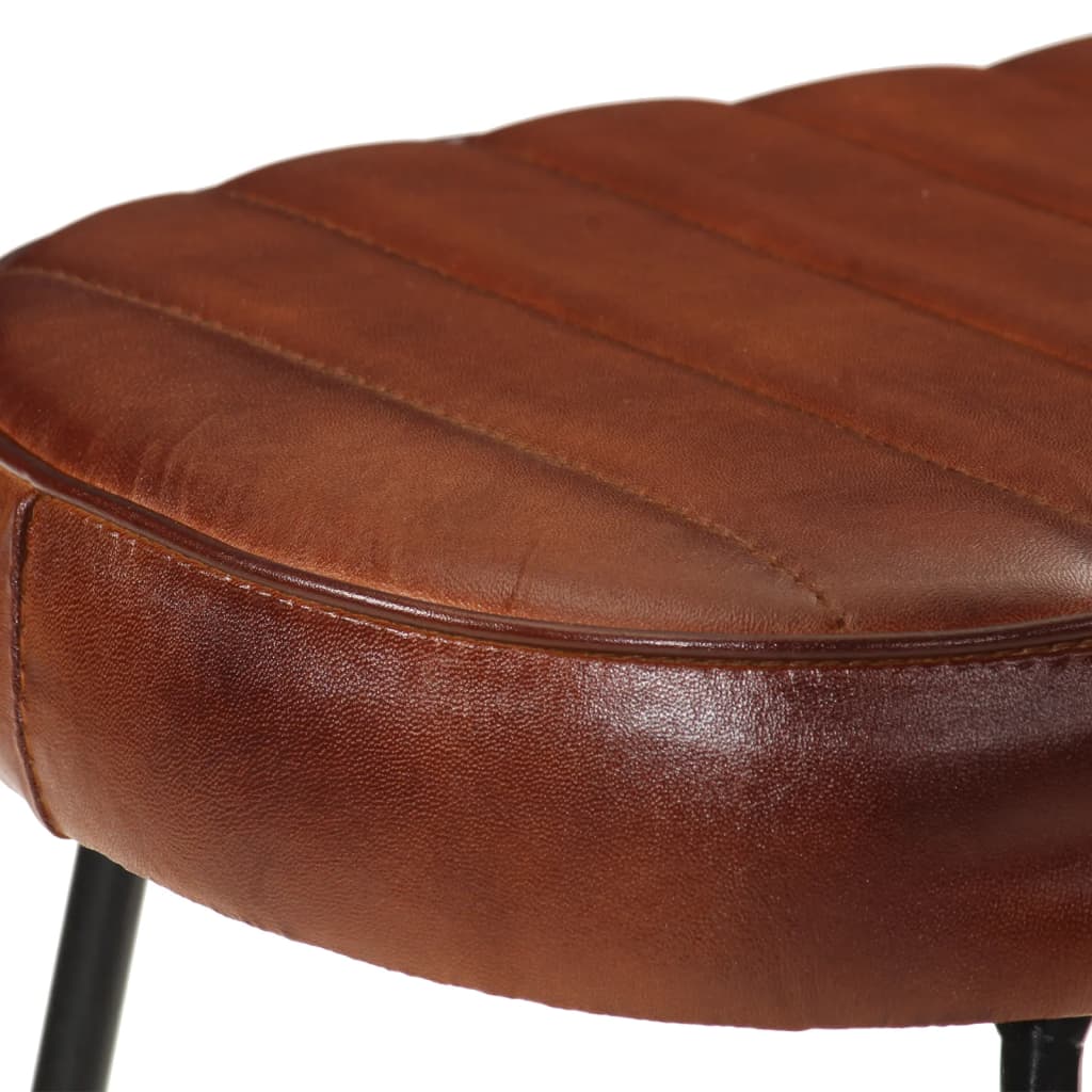 Barkrukken 2 st Gavin 44x37,5x78 cm donkerbruin