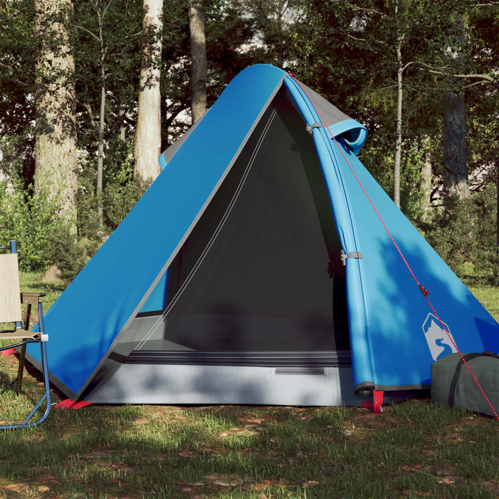 Tent 2-Persoons 267X54X7 Cm 85T Taft Blauw