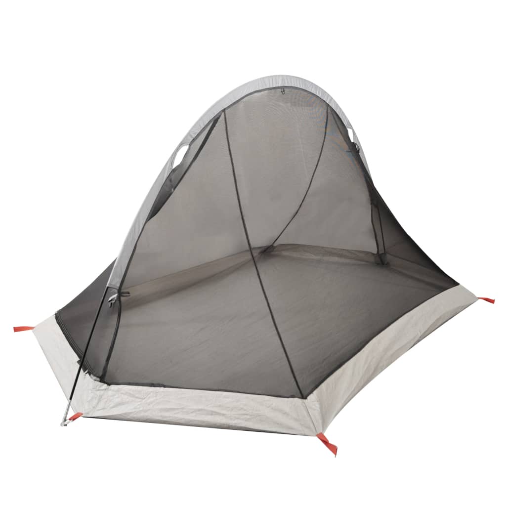 Tent 2-Persoons 267X54X7 Cm 85T Taft Grijs En Oranje orange